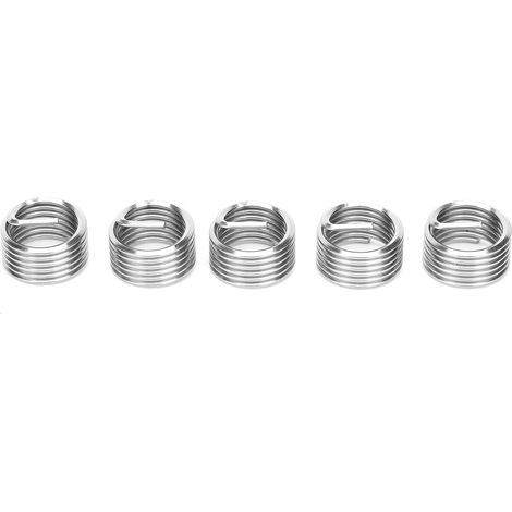 20 Pièces Douilles de Réparation Filetées Insert en Fil Acier Inoxydable M12 x 1.51D pour Vis