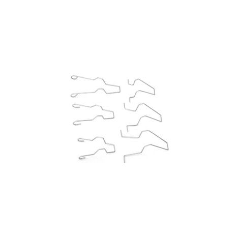 Pince à Ressort de Retenue de Phare, 6PCS Acier Phare Phare Dip Faisceau de Phare Ampoule Retenue Ressort Clip Pince 5ZHSFULLKIT para H1/H3/H4/H7 - Crezuo (1/4)