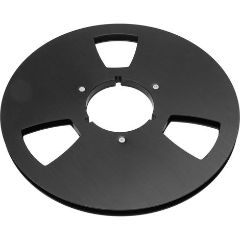 Bobine de réception 1/4" 10,5 pouces aluminium 3 trous pour ouverture bande Pioneer, pièce machine universelle noir (1/5)