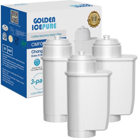 Filtre à eau pour machine à café Compatible Avec EQ Series/EQ3/EQ6/EQ9/EQ500/S700/Intenza 575491/TCZ7003/TCZ7033,Machine à Café NSF, 3 pièces (1/5)