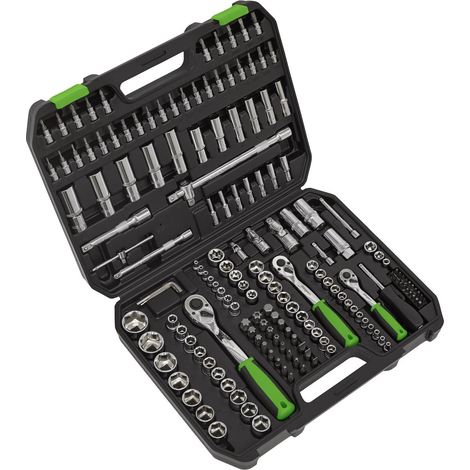 Sealey Siegen Socket Set 1/4"", 3/8"" & 1/2""Sq Drive 171pc S01211