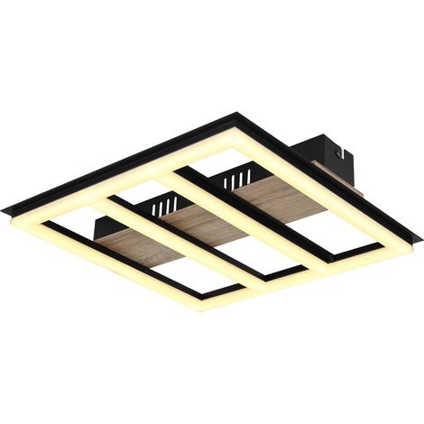 Globo - plafón - Froomy - negro - metal - LED - 67291-18 (1/5)