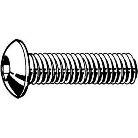 Lot de 25 vis BTR inox A2 M6 x 30 mm – Tête bombée 6 pans creux – Pour fixation métal et bois dur – Ohm-Easy (1/2)
