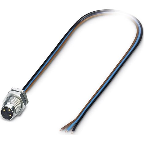 Phoenix Contact 1453478 Sensor-/Aktor-Einbausteckverbinder M8 Stecker, Einbau 0.50 m Polzahl Sensore