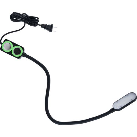 Lampe haute luminosité pour machine à coudre avec réglage tactile à 3 niveaux, lampe à col de cygne, 100240V (prise CN noire) (1/5)