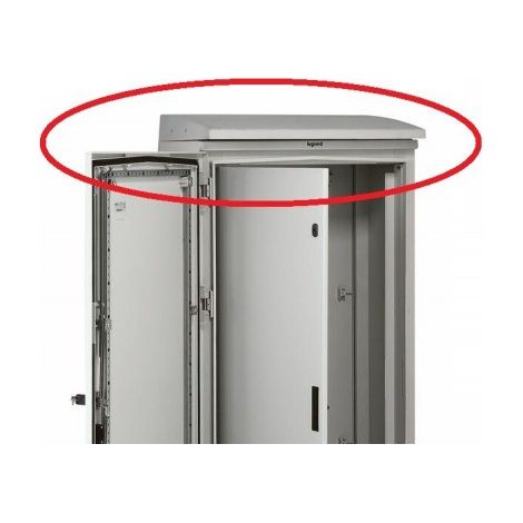 Toit pour armoire Marina largeur 800mm et profondeur 400mm - RAL7035 LEGRAND 036297