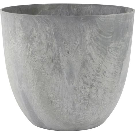 Artstone Pflanztopf Bola Ø38cm grau Ø 38 cm Pflanzkübel