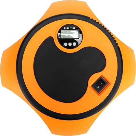 12V Tragbarer Luftkompressor Elektrische Autoreifenpumpe + Taschenlampen-Set (1/5)
