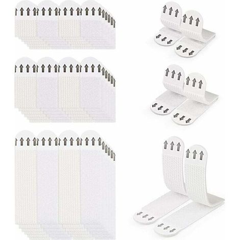36 Pairs (72 Strips) No-Drill Picture Hanging Strips, Photo Hanging Strips, Adhesive Picture Hanging Strips, Damage-Free Wall Frame Strips