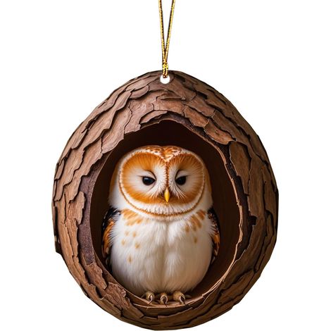 Ornement Animal - Acrylique 2D - Décoration Arbre De Noël - Cadeau Saisonnière - Lot De 1 Pièce (1/5)