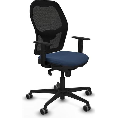 Piqueras-y-crespo Jorquera chaise bureau bleu marine