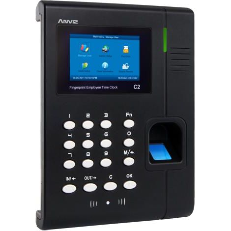 [PRODOTTO USATO] Terminale di controllo accessi e presenze con schede footprint / Code e Rfid con tastiera C2 Anviz