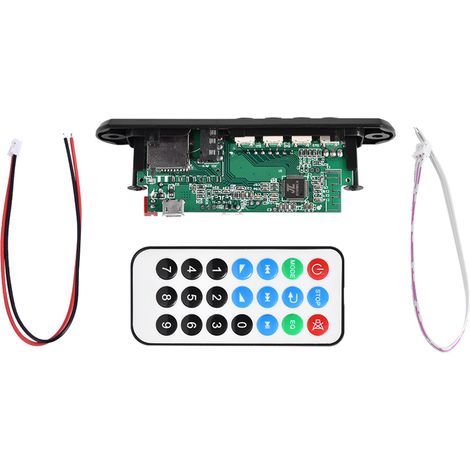 Module Audio Bluetooth sans Fil avec Décodage MP3 WMA, USB TF FM et Appel Main Libre (1/5)