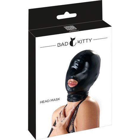 Bad Kitty - Maschera nera con foro per la bocca (1/5)