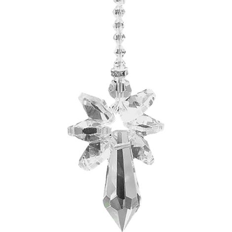 Pendentif ange pour rétroviseur de voiture - Transparent -
