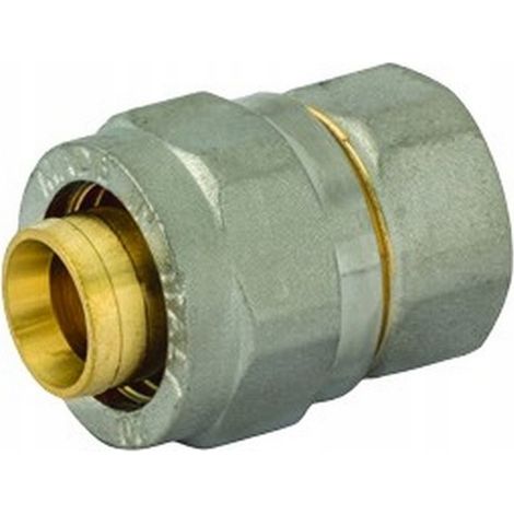 Manchon PEX 20×3/4" - Laiton - Étanche - Résistant à la haute pression - Pour installations sanitaires (1/5)