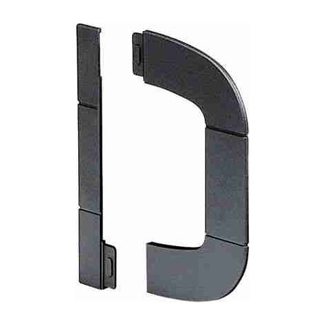 BTI120016BA Cornice per attraversamento parete con canale in PVC