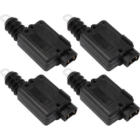 4 × Moteur Centralisation de Porte ou Coffre pour Clio 2 Duster Logan Sandero, Actionneur de Verrouillage Central pour Megane Scénic Trafic Twingo Espace Kangoo Master 2 7701039565,de (1/4)