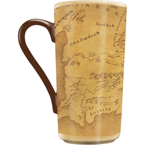 Taza con mapa de El Se or de los Anillos 470 ml de capacidad cer mica