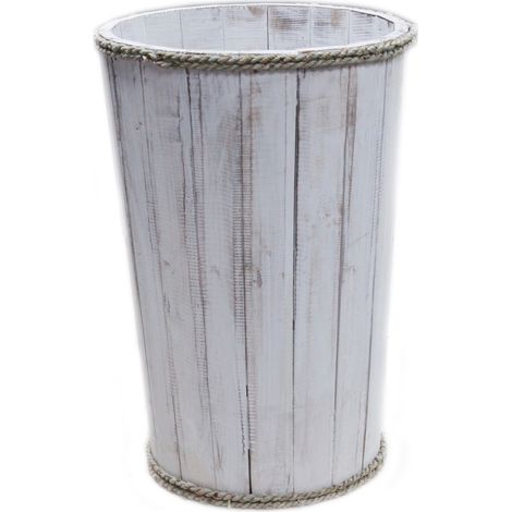 Grande cuve de présentation nautique - Blanchiment de chaux 45x32cm- Vendu par 1 (1/4)