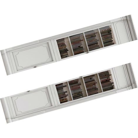 Sticker décoratif effet 3D pour porte, en PVC amovible, compatible avec murs et vitres, décoration intérieure (1 paire) (1/5)