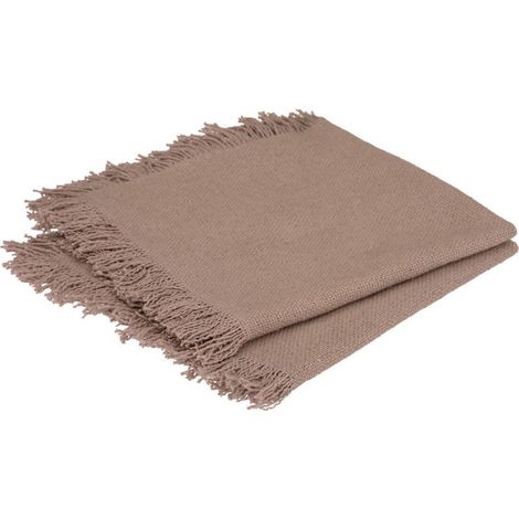 Lot de 2 Serviettes de Table "Maha" 40x40cm Gris (1/2)