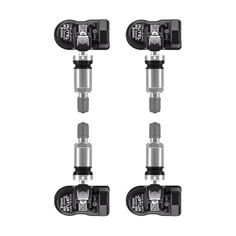 Capteur de surveillance de pression des pneus, support de double fréquence, construction durable, 4x 2en1 aluminium ss (1/2)