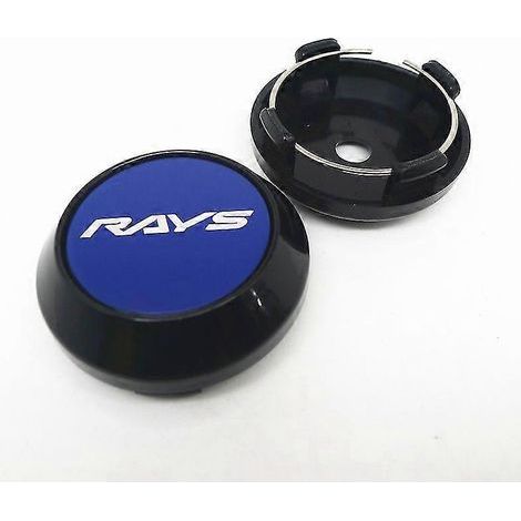 4 cache-moyeux de roue 64 mm Rays Racing, fabrication japonaise, protection anti-poussière, accessoires de style automobile cache-moyeux de roue ,F (1/4)