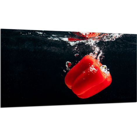 PLAQUE DE PROTECTION EN VERRE POUR CUISINIÈRE 90x52 PEPPER (1/5)