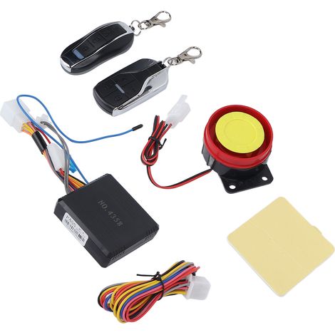 Alarme antivol moto Kit avec télécommande unidirectionnelle étanche universel 12V (1/5)