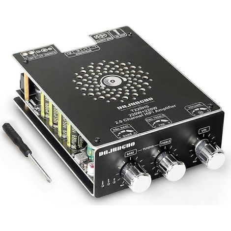 DAJUNGUO T220HS Bluetooth-Verstärkerplatine, 220 W + 220 W Stereo-HiFi-Verstärker, TPA3251 Bluetooth 5.2 Audiomodul (1/5)