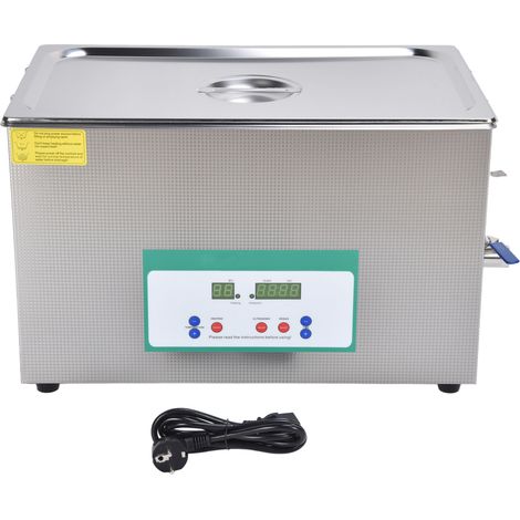 Nettoyeur Ultrasonique 22L Machine de Nettoyage à Ultrasons pour Hôpitaux 480W Prise UE 200-240V 50Hz (1/5)