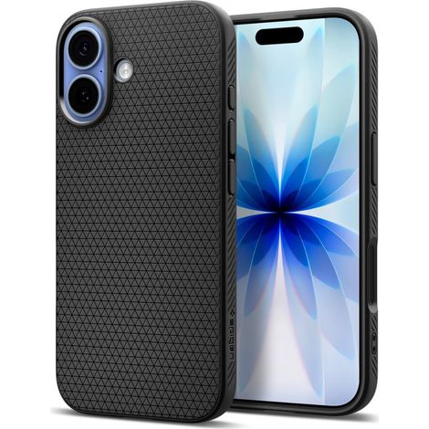 Cover posteriore protettiva Liquid Air per iPhone 17 - nero opaco (1/5)