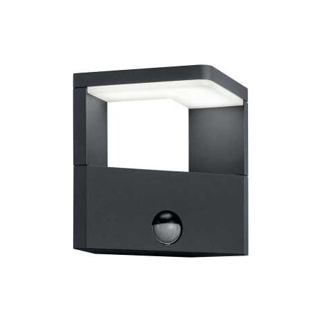 Applique extérieure GANGES LED 9W détecteur anthracite Trio (1/4)