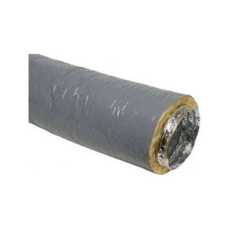 Aldes Condotto isolato rinforzato argento 6 metri 125 mm