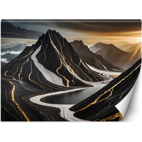 Papier peint Montagnes abstraites Minimalisme 150x105 (1/5)