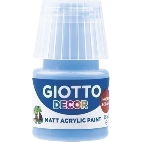 PINTURA ACRIL.GIOTTO 25 ml AZUL CELESTE - Pack de 6 unidades