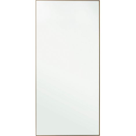 Specchio con Cornice in acciaio "Universe" h 80x1,5x170 cm -Oro (1/4)