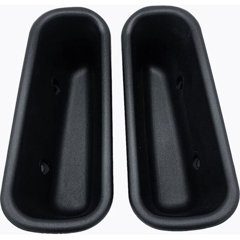 Coppia di portabicchieri per maniglie delle portiere anteriori (codici articolo: 04741405/04741404) per modelli Dodge Ram 1500/2500/3500 dal 1994 al 2001, con coprimaniglie.