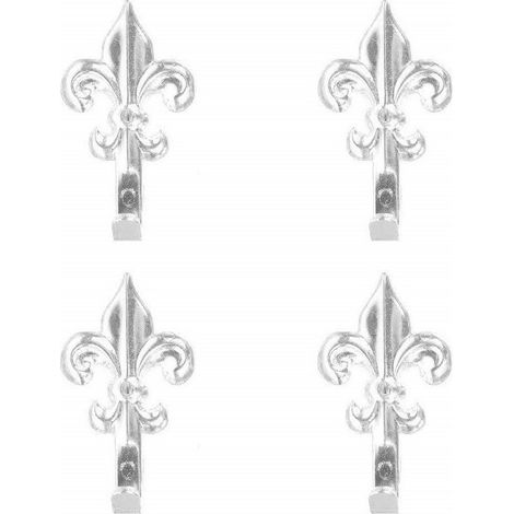 Ensemble De 15 Crochets En Argent 44 Mm En Forme De Lys Florentin Avec Clous