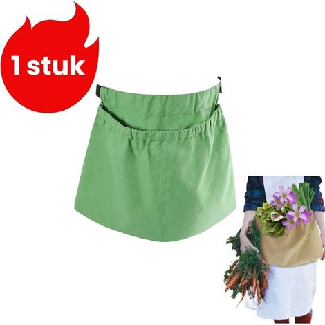 Storage bag for garden tools and outdoor activities for vegetable garden and fruit picking (green) (1/5)