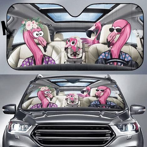 Bache Pare Brise Protection Funny Black Tan Pug sur Motif Noir Et
