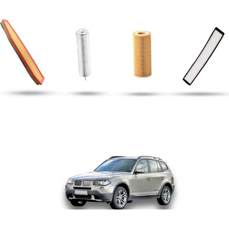 Kit tagliando 4 filtri compatibile con Bmw x3 (E83) 3.0 sd 210kw dal 2006 al 2010 (1/5)