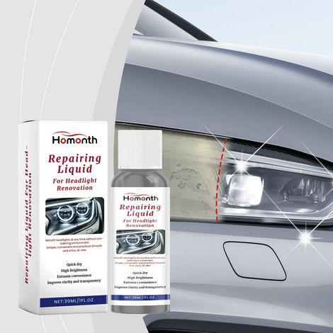 Scheinwerfer-Aufbereitungsspray – Lichtdurchlässig, UV-beständig, einfach anzuwenden, langanhaltender Schutz – 30 ml -- BIEMMEDUE (1/5)