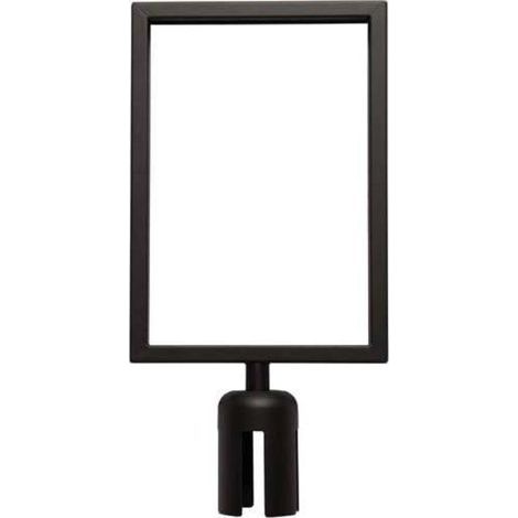 Tabella di visualizzazione A4, verticale, con cinghia, nera, A4 verticale (1/2)