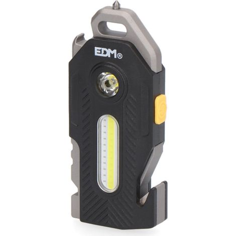 Torcia di sicurezza EDM 6 in 1 7w + 2,5w 400lm 2 led 300mah (1/5)