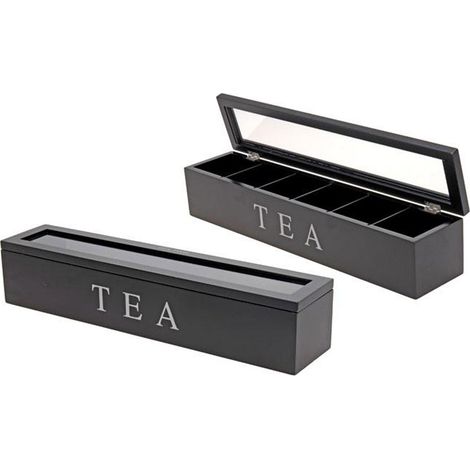 Teebox mit 6 Fächern