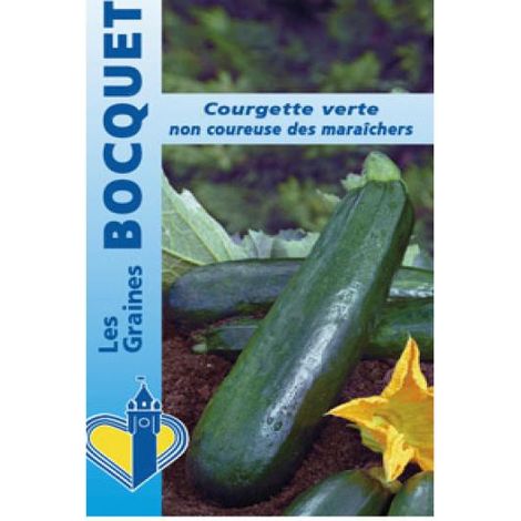 Courgette 'Verte non coureuse des Maraîchers' le sachet de 25 graines (3g)