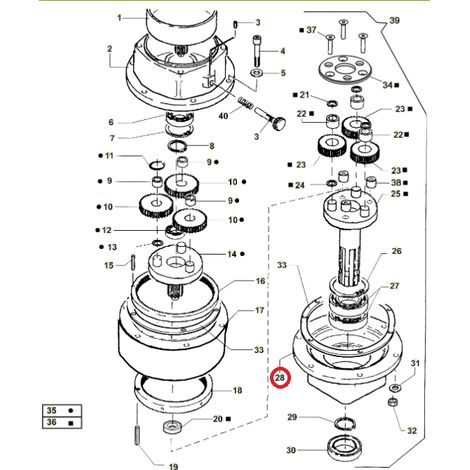 ORIGINAL ACTIVE taladradora modelos t143 - t152 020792 tapa inferior caja de cambios