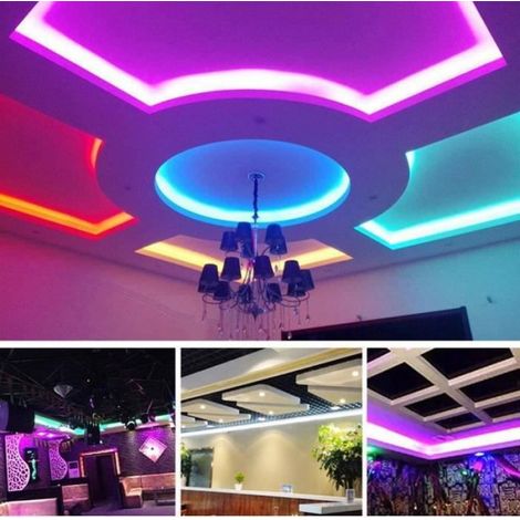 Bande Lumineuse LED - 5 M - 300 LED RGB - Étanche - Pour Décoration Intérieure Et Extérieure - 1 Pièce (1/4)